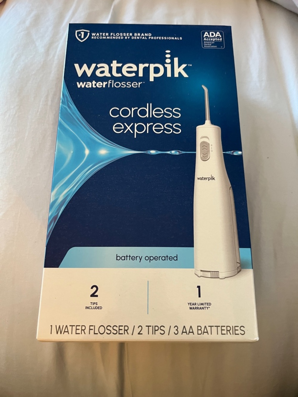 Waterpik Cordless Express Water Flosser - White